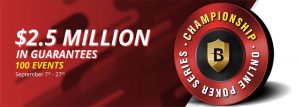 BetOnline’s $2.5 Million Poker Tournament Series Kicks Off