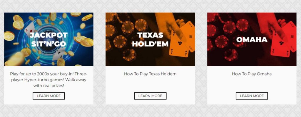 jackpot sit n go texas holdem omaha guides