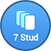 7 seven card stud poker icon