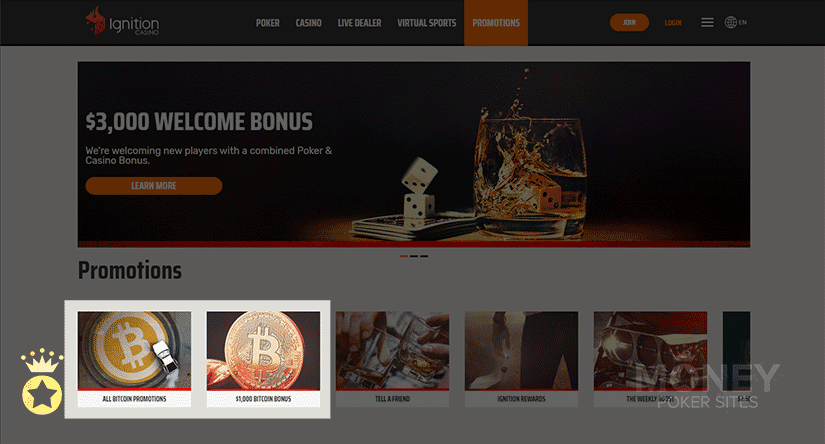 image of cryptocurrency poker site ignition