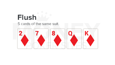 flush poker hand image